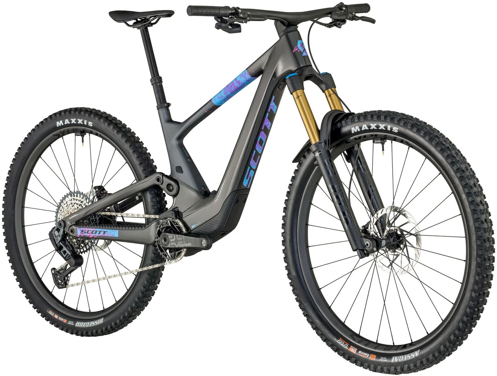Scott Tension eRide 900 Tuned (EU) Carbono em bruto Mármore roxo