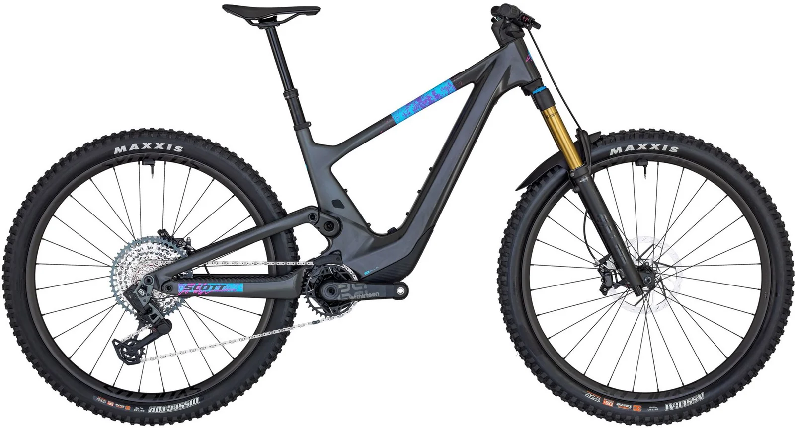 Scott Tension eRide 900 Tuned (EU) Carbono em bruto Mármore roxo - Image 6
