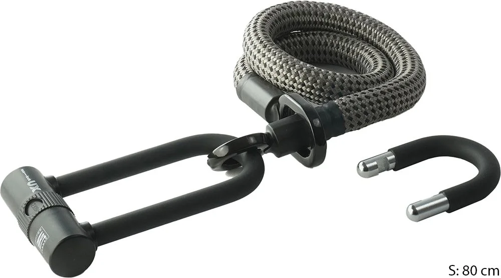 texlock Occhiello U/X - Fechadura em U com cabo têxtil com alma em aço - Image 3
