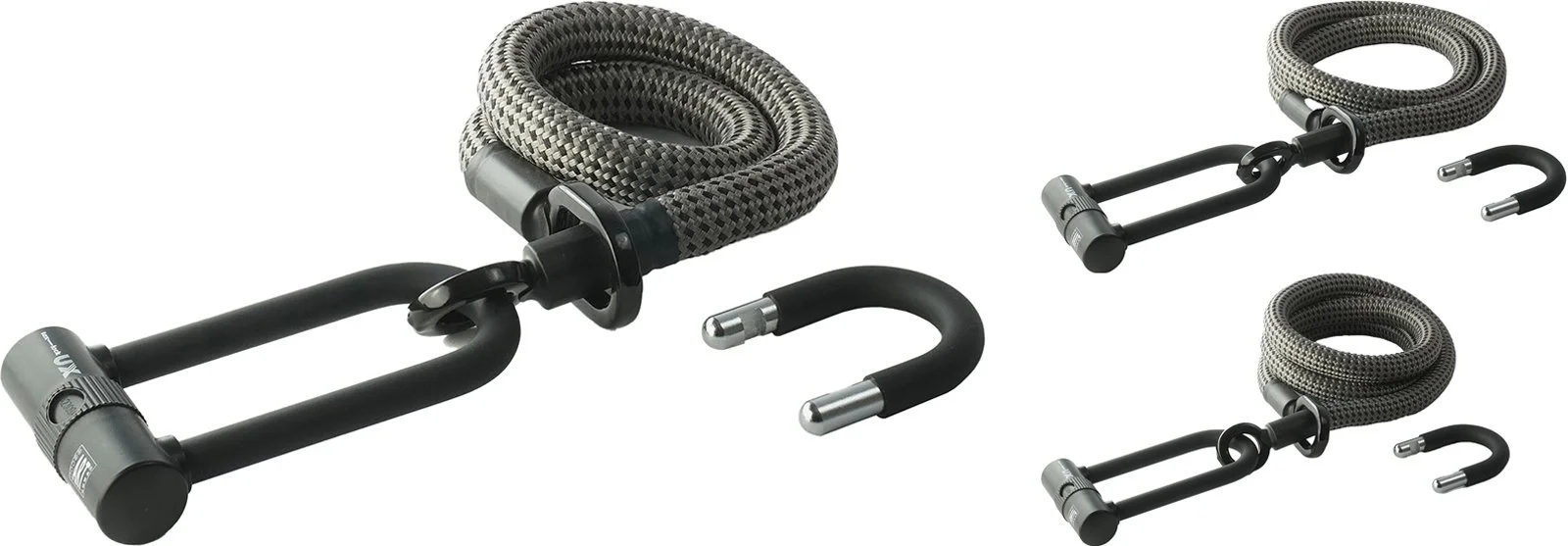 texlock Occhiello U/X - Fechadura em U com cabo têxtil com alma em aço